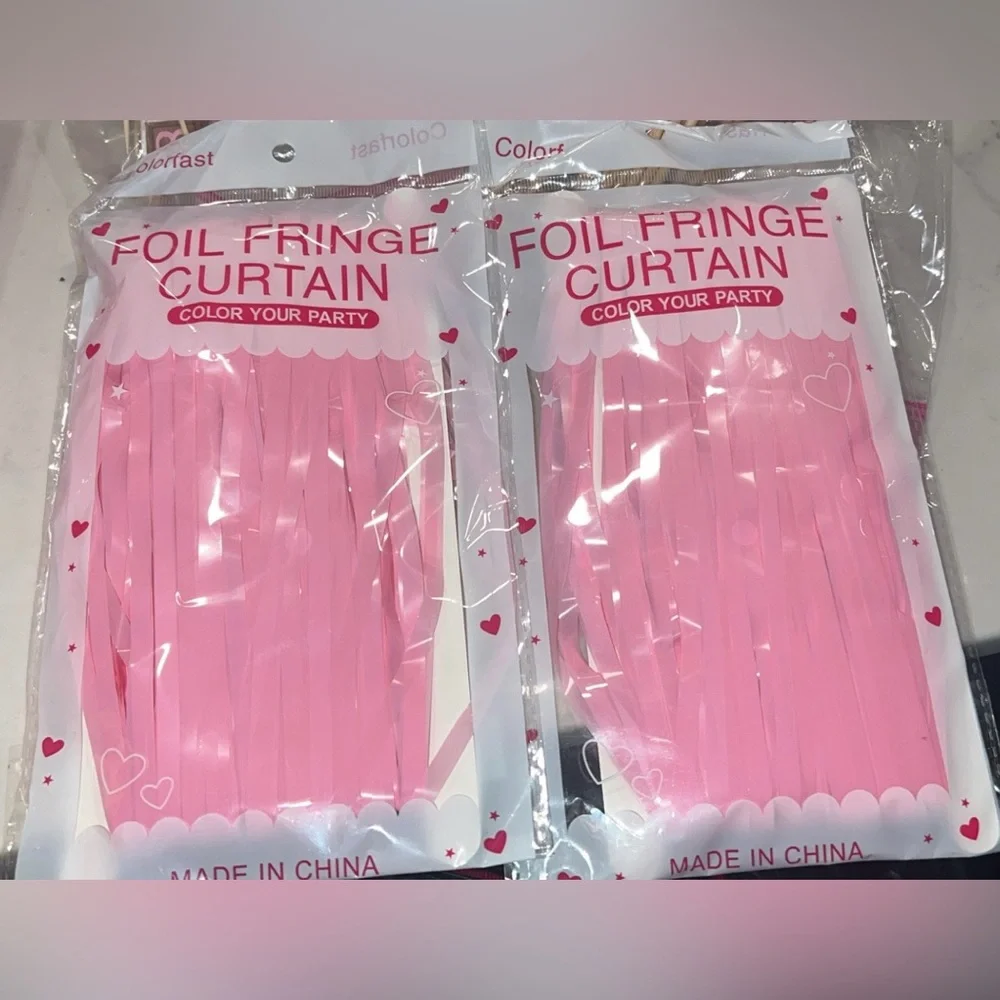 Pink Party Supplies Set baby shower